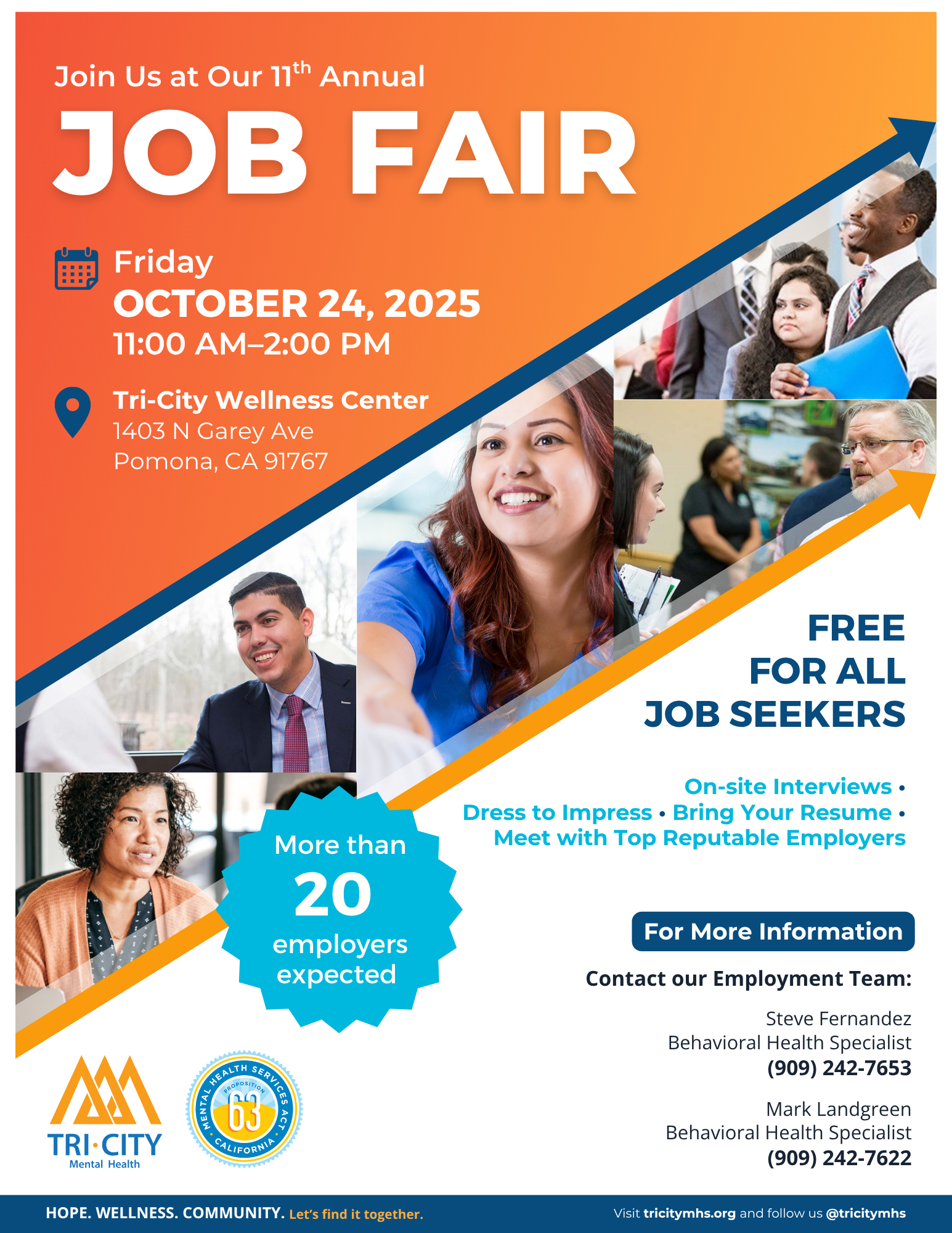 10 25 24 Wellness Center Job Fair