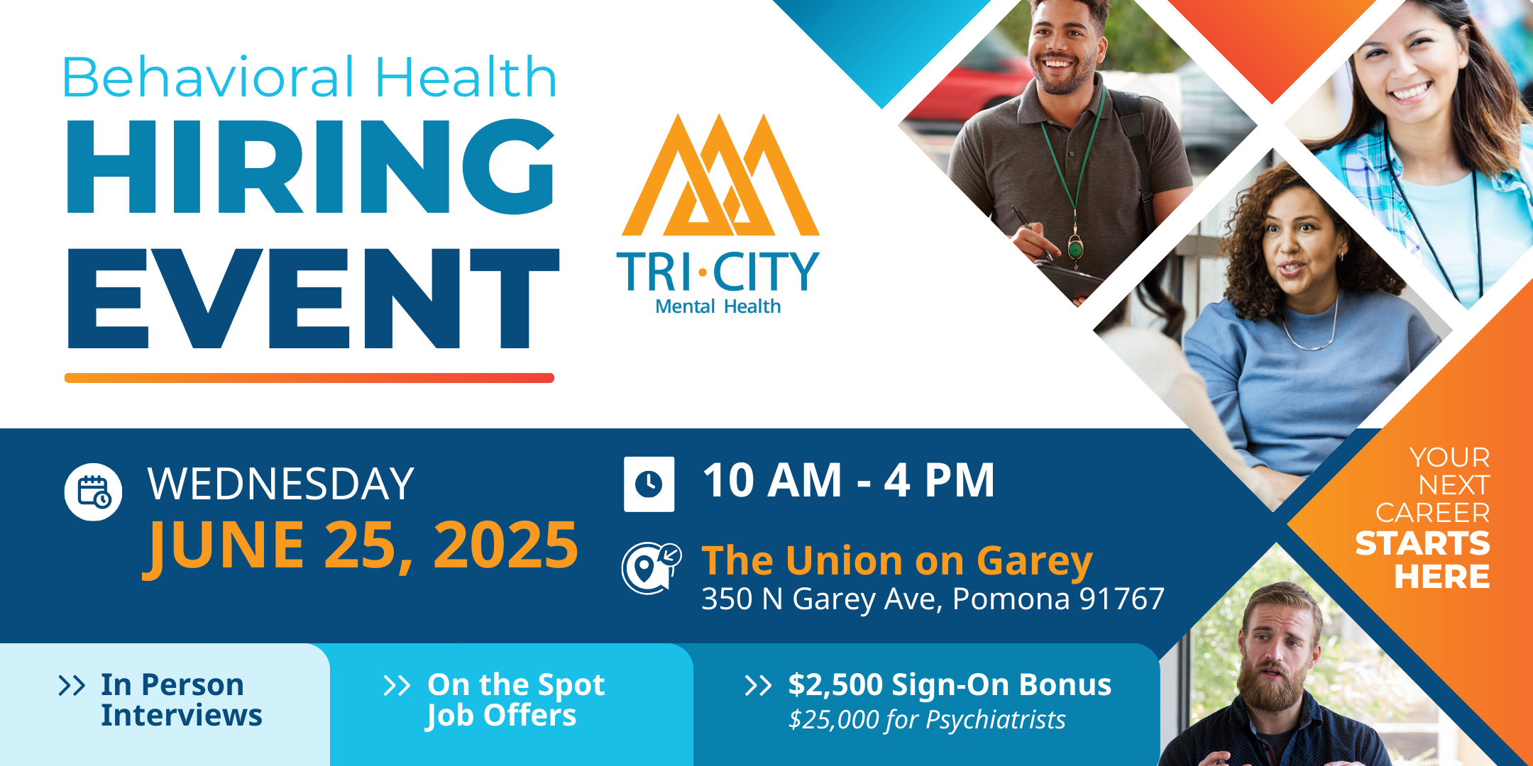 TCMHA Hiring Event Banner