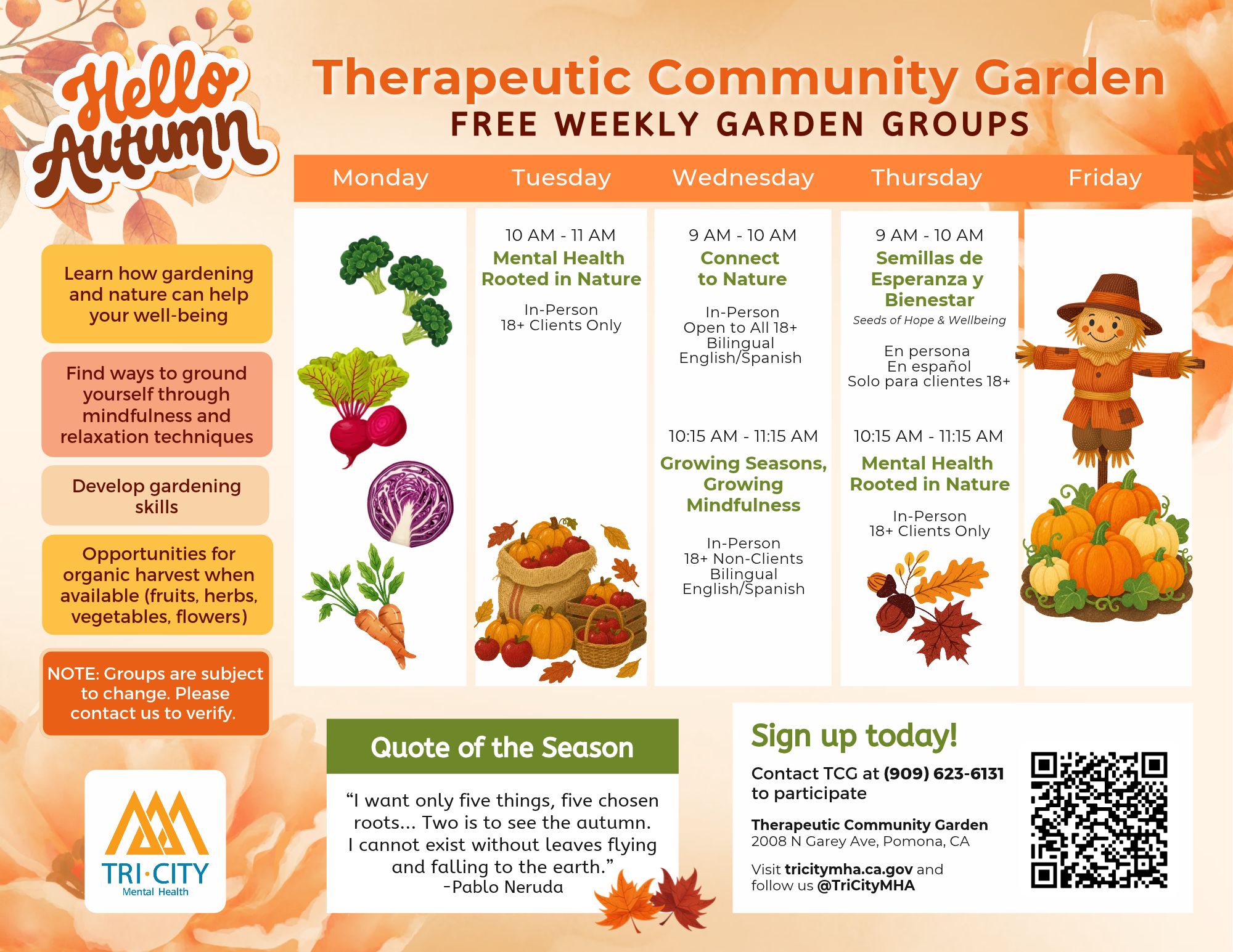 Download the TCG Group Calendar in PDF format